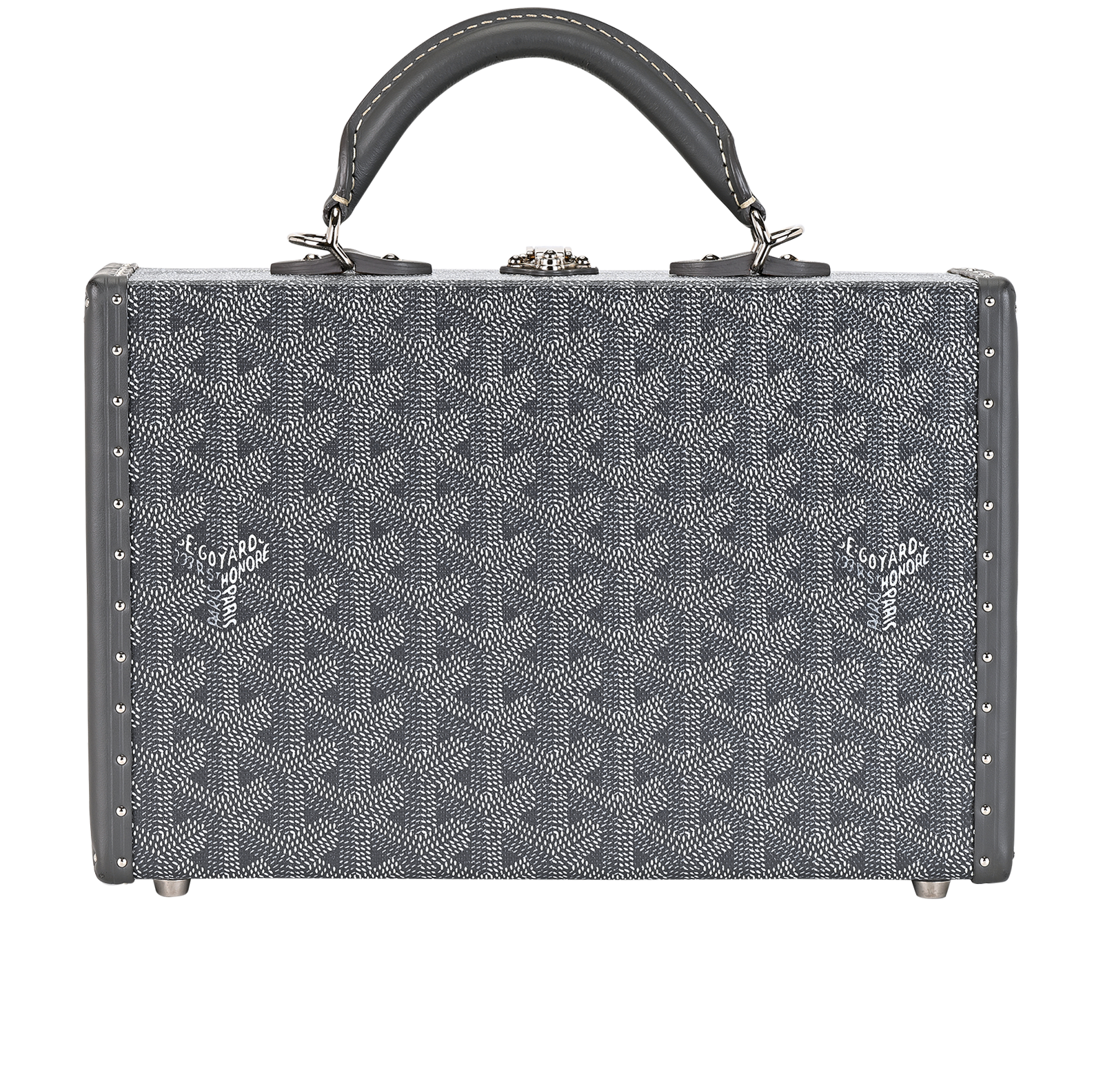 Grand Hotel Trunk, &pound;1,700, Handbags, Grey, Canvas, Back view
